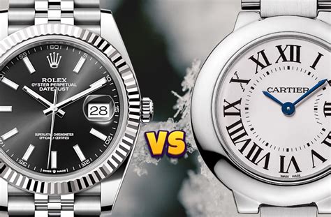 Rolex vs Cartier quartz